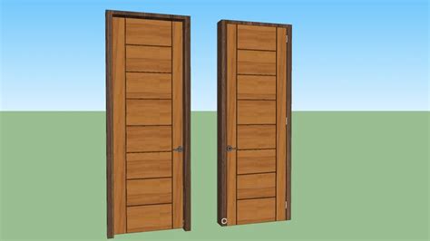 wood door 3d warehouse